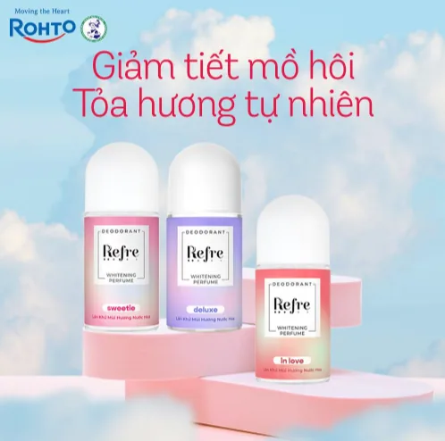 LĂN KHỬ MÙI REFRE - Roll on whitening